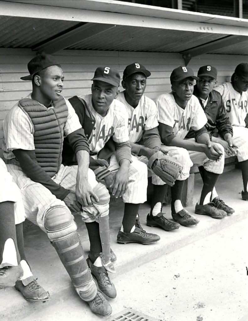 Philadelphia Stars dugout / John W. Mosley Photograph Collection, Charles L. Blockson Afro-American Collection, Temple University Libraries, Philadelphia, PA